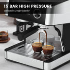 20 Bar Espresso Coffee Machines with Grinder