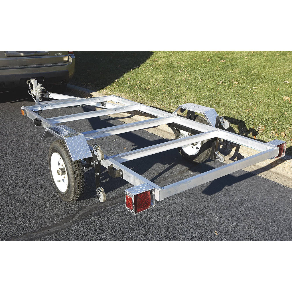 Ultra-Tow 4ft. x 8ft. Folding Aluminum Utility Trailer Kit-1170Lb. Load Capacity 3806S109