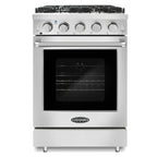 Cosmo 24" Professional Style Gas Range 3.7 cu. ft. Oven Capacity