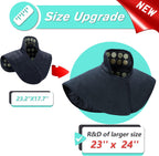 UTK Heating Pad for Neck and Shoulders,Natural Jade Tourmaline,Upgrade Size to Cover More Areas of Neck,Shoulder,Shoulder Blade and Back(23''x 24'')|Gift for Dad