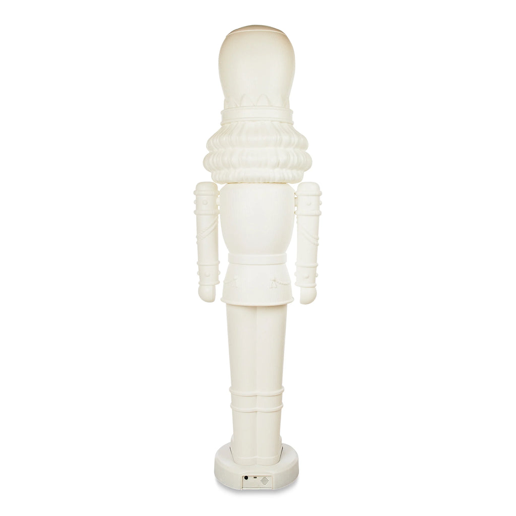 Animated White Nutcracker Blow Mold, 75 in, 6.25 ft, by Holiday Time