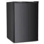 Antarctic Star Compact Chest Upright Freezer Single Door Reversible Stainless Steel Door, Compact Adjustable Removable Shelves for Home Office, 1.1 cu.Black