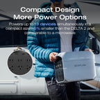 EF ECOFLOW Solar Generator DELTA 3 Plus with 400W Solar Panel (2024 New)  1000W Solar Input  LFP(LiFePO4) Battery  Portable Power Station for Home Backup Power  Camping & RVs