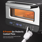 Countertop Pizza Oven 1700W Electric Pizza Maker