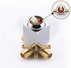 KES Black Shower Faucet Shower Valve Rain Shower