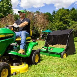 John Deere 42��� Tow-Behind Lawn Sweeper, 24 cu. ft. Capacity, Adjustable Brushes