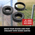 BAUMR-AG 38cc 4-Stroke Petrol Post Driver, with Carry Case & 3 Piling Sleeves