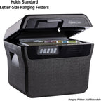 SentrySafe Charcoal Gray Waterproof and Fireproof Safe, Lock Box with Keypad for Documents and Hanging File Folders, Exterior: 14.1 x 16.6 x 13.8 Inches, ?FHW40300