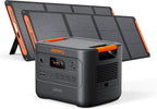 Jackery HomePower 3000 Portable Station with 2X 200W Panels  3600W (7200W Surge)  3072Wh LFP Battery  USB-A/C  Home Backup  RV & Emergencies  Grey