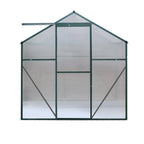 Green Fingers Greenhouse 1.9x1.9x1.83M Aluminium Polycarbonate Green House Garden Shed