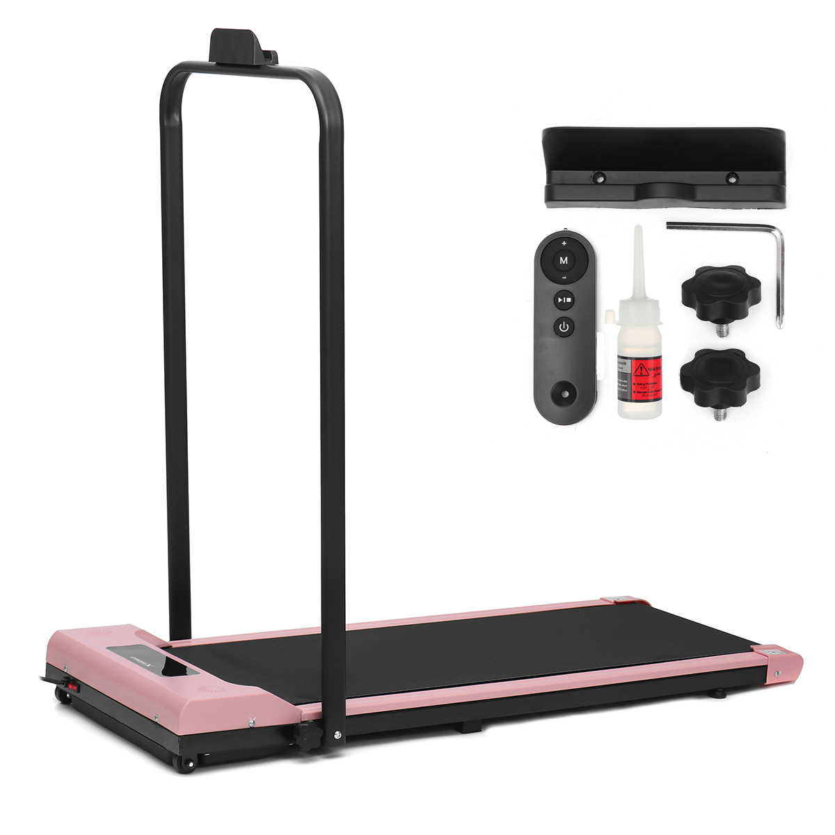 Geemax Electric Treadmill Foldable Compact Treadmill under Desks Treadmill Workout Exercise Treadmill Motorize Treadmill Running Walking Machine with Remote Control for Home Gym (0.5-6.0MPH)