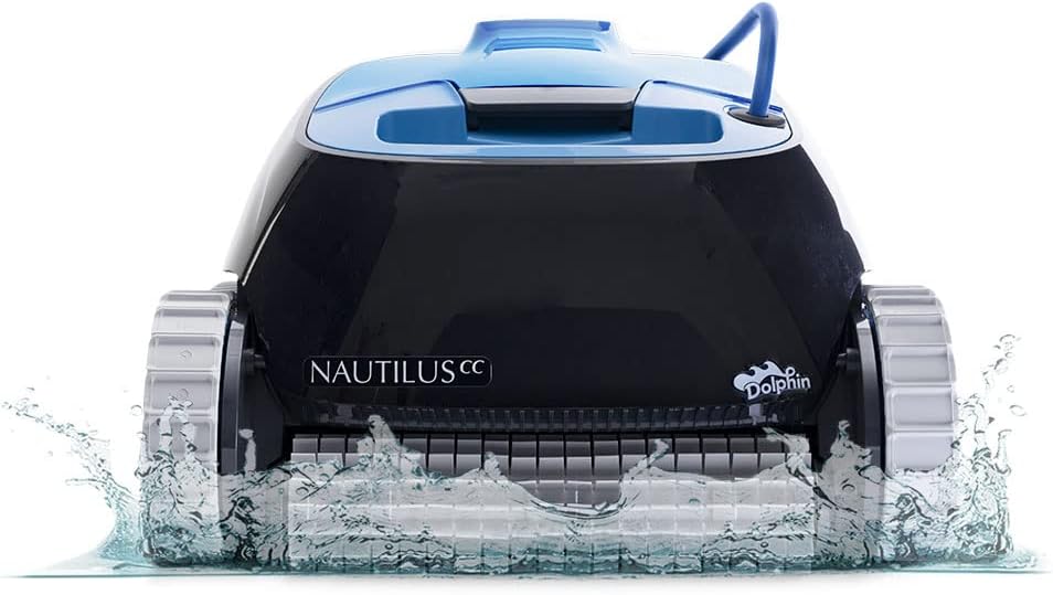 Dolphin Nautilus CC Robotic Pool Vacuum Cleaner All Pools up to 33 FT - Wall Climbing Scrubber Brush