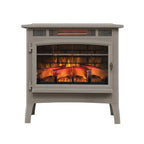 Duraflame 3D 24 W x 23.4 H x 12.9 D 34.1lb Infrared Electric Fireplace Stove - Cream