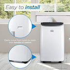 8,000 BTU Portable Air Conditioner up to 350 Sq.ft with Remote Control