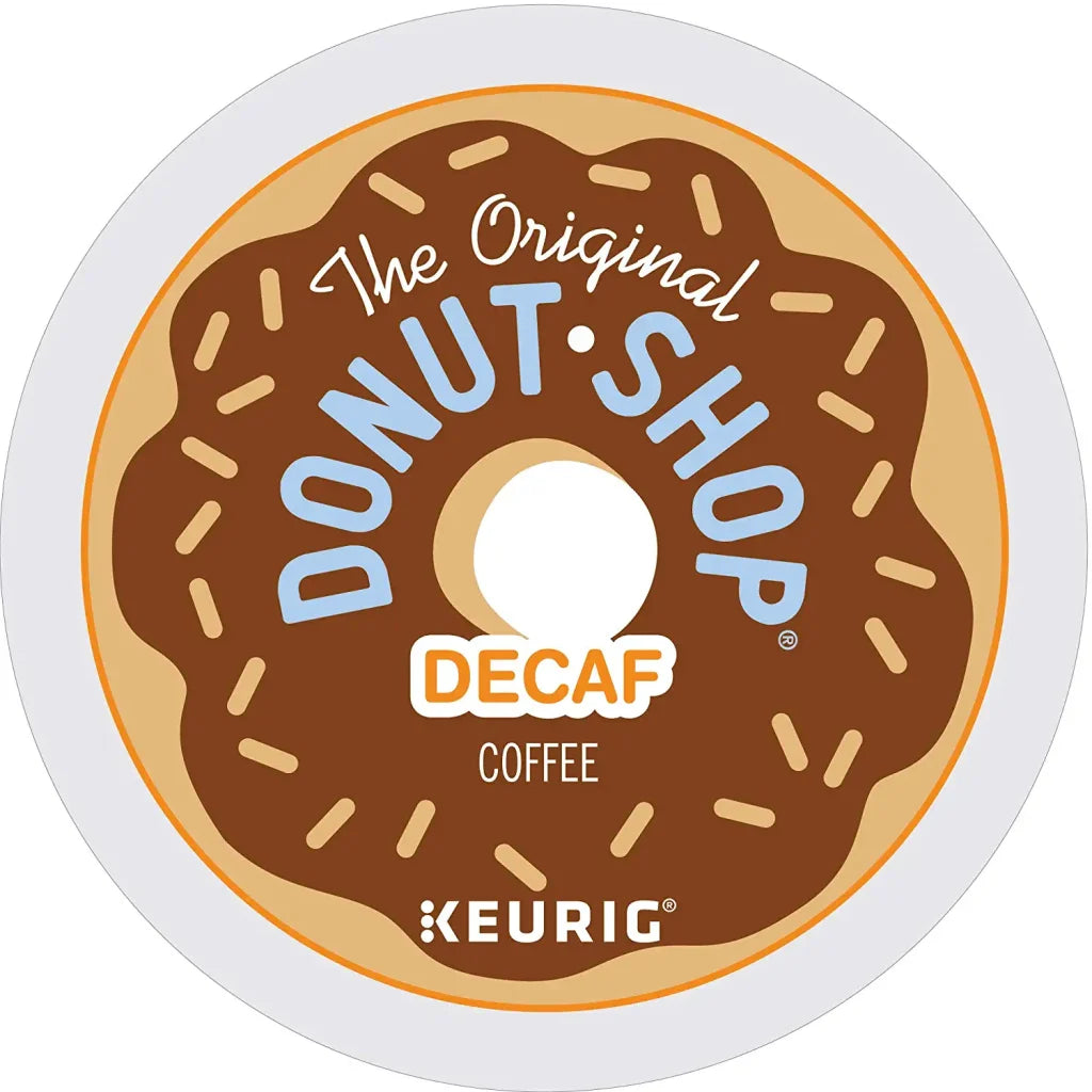 The Original Donut Shop Decaf Medium Roast K-Cup Pods, 96 Count �?Compatible with Keurig, Kosher Certified, Recyclable