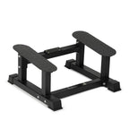 Titan Fitness T Bar Rowing Platform, Elevated/Angled Design for Rows at a Deficit, T Bar Row Platform with Diamond-Plated Footplates, T Bar Platform with Protective UHMW strip, Non-Slip Rubber Feet