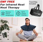 UTK Heating Pad for Neck and Shoulders,Natural Jade Tourmaline,Upgrade Size to Cover More Areas of Neck,Shoulder,Shoulder Blade and Back(23''x 24'')|Gift for Dad