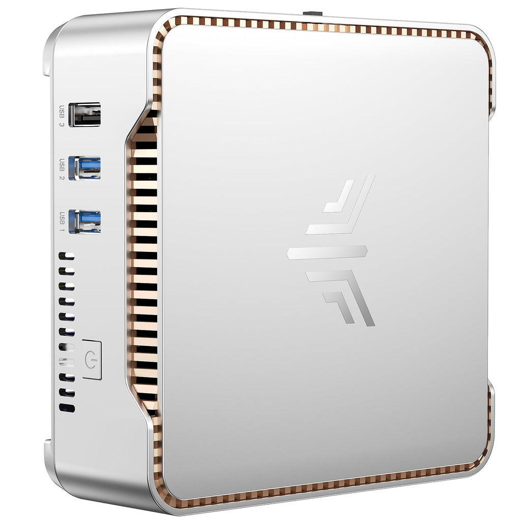KAMRUI GK3Plus Mini PC, 16GB RAM 512GB M.2 SSD Mini Computers