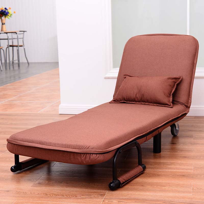 26.5" Convertible Sofa Bed Folding Arm Chair Sleeper Leisure Recliner Lounge Couch