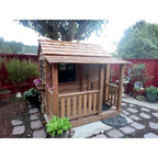 Outdoor Living Today Little Squirt 6 ft. Cedar Playhouse with Windows and Dutch Door