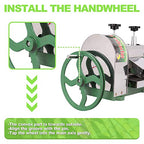 TRY YEAN Manual Sugarcane Juice Machine, Professional Stainless Steel Sugar Cane Juicer, 110LBS Output per Hour with 2 Inch Large Inlet Extractor, Handwheel Sugar Canes Squeezer for Commercial Home: Home &amp; Kitchen
