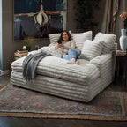 Nestle Recliner With Dual Cupholders And Charging Ports