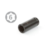 4890 3/4 in. Drive 13/16   1-1/2 in. 6-Point Deep Impact Socket Set