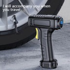 Car Tire Inflator 150PSI Portable 𝖠𝗂𝗋 Compressor 12V 𝖠𝗂𝗋 Compressor With Intelligent Digital Display & LED Light, Car Accessories For Car, Tire, Balloons
