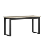 Apex Desk and File Cabinet, Weathered Oak