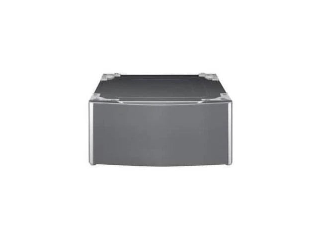 LG - 29" Laundry Pedestal with Storage Drawer - Graphite Steel