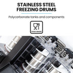 PRE-ORDER POLYCOOL 9L Triple Tank Slushie Machine, Independent Digital Control Slushy Maker