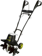 Sun Joe Corded Electric Garden Tiller & Cultivator with Steel Tines  16 Inch  13.5-Amp Motor - Heavy-Duty Tilling Machine for Lawn  Yard  and Gardening Care  TJ604E