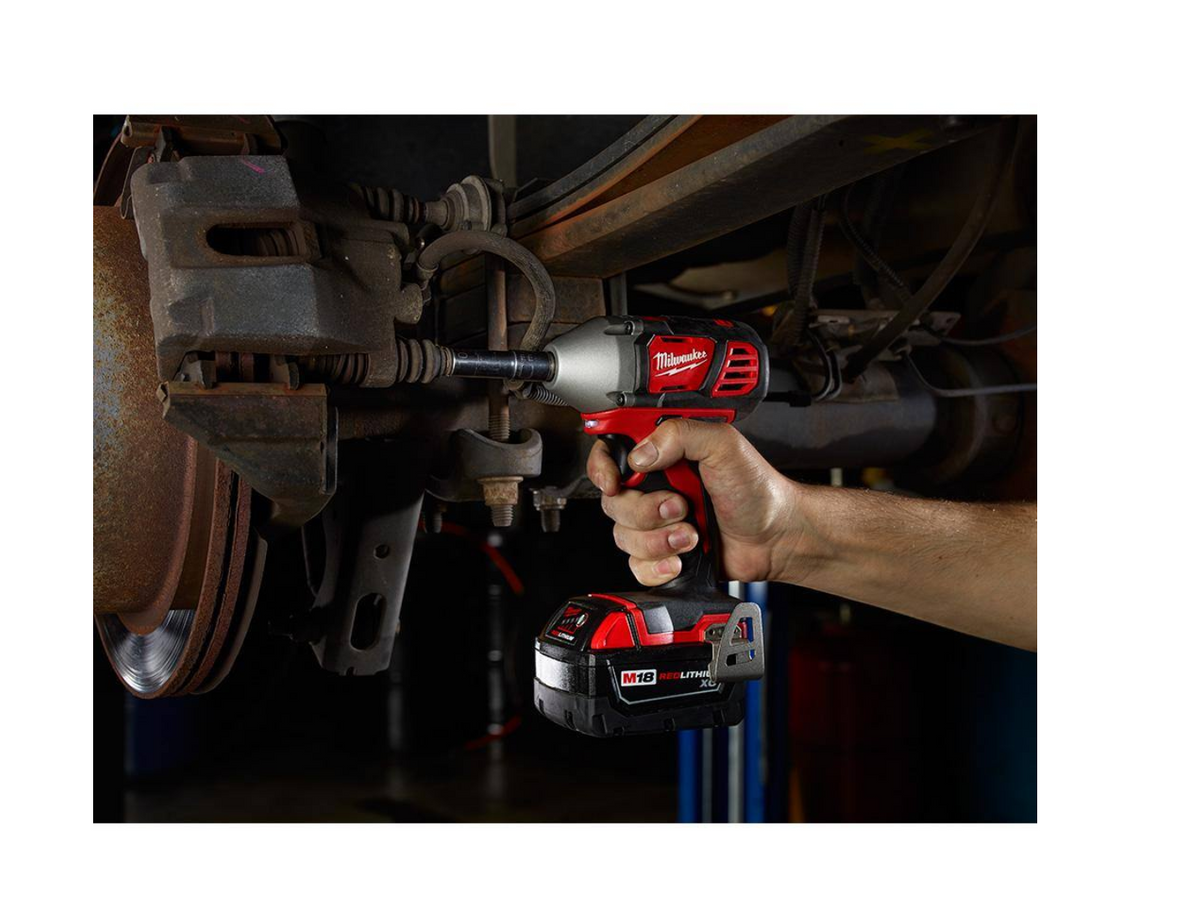 2658-20-48-59-1850 M18 18V Lithium-Ion Cordless 3/8 in. Impact Wrench W/ Friction Ring W/ M18 Starter Kit (1) 5.0Ah Battery   Charger