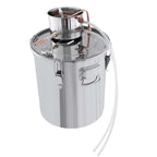 5/10 Gal 2 Pots Alcohol Still Home Brewing Kit, 40L Stainless Steel Water Alcohol Distiller, Wine Making Kit for Whiskey Brandy Beer