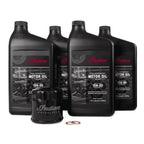 Indian Motorcycle Scout Oil Change Kit with Full Synthetic 15W-60 Motor Oil, 4 Quarts, 2 Washers