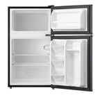 Arctic King 3.2 Cu ft Two Door Mini Fridge with Freezer, Stainless Steel, E-Star