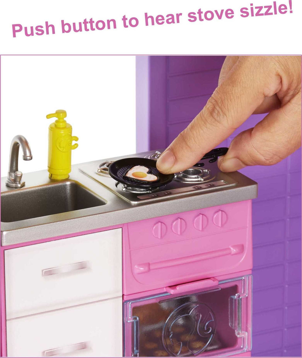 Barbie DreamHouse Dollhouse with Elevator, Pool, Lights & 70+ Accessories �C 3-Story Playset