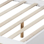 Twin/Full Size Wooden Daybed with 3 Drawers with Storage Shelves