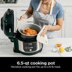 Ninja® Foodi® 10 in 1 6.5 Quart Pro Pressure Cooker Air Fryer Multicooker, Stainless, OS300: Home & Kitchen