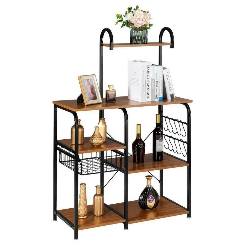 Premium Kitchen Microwave Storage Cart Stand 35.5′′