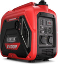 ERAYAK 2400W Portable Inverter Generator for Home Use  Super Quiet Small Generator for Camping Outdoor Emergency Power Backup  Gas Powered Engine  EPA  ECO Mode