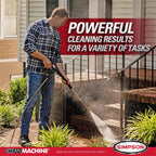 Simpson 3400 PSI Gas Pressure Washer  2.5 GPM Residential Power Washer  Cold Water  25' Hose  Clean Machine  49-State Compliant (CM61083)