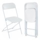 4 Pack Metal Folding Chairs with Plastic Seat and Back