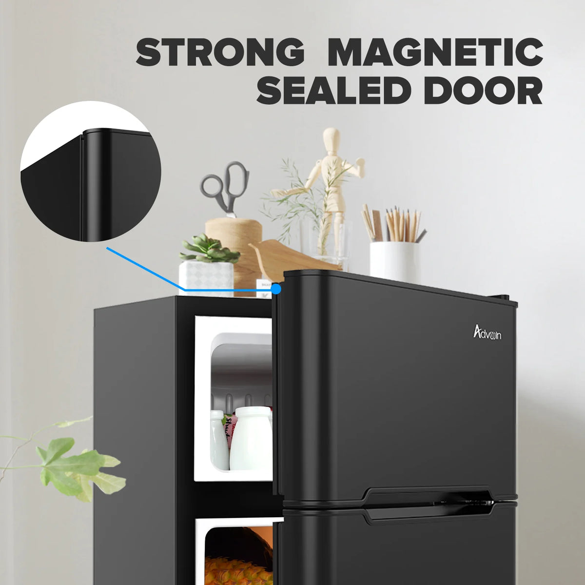 90L Electric Mini Fridge Freezer Portable
