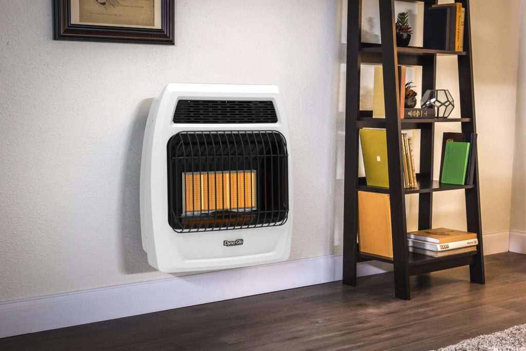 Dyna-Glo 30,000 BTU Natural Gas Infrared Vent-Free Wall Heater with Thermostat Control