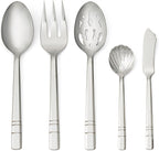 Henckels Madison Square 65-piece Flatware Set,18/10 Stainless Steel, Silver