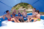 Tropical Breeze 6 Person Floating Island Lake Raft Lounge