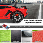 Licensed Lamborghini SVJ Kids Ride-On Car, 12V Battery Powered Sports Car Toy with Trunk & Remote