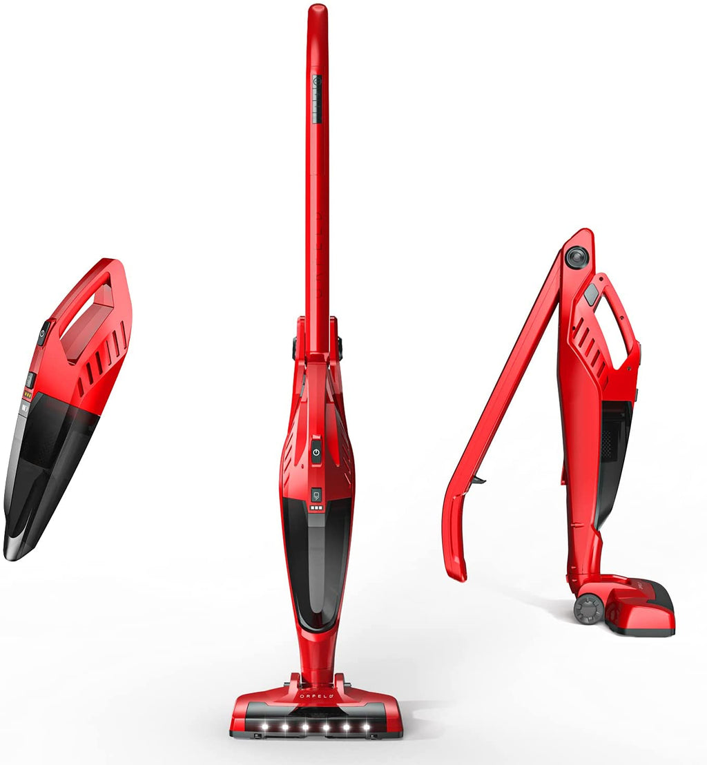 Cordless Vacuum, ORFELD Stick Vacuum Cleaner 4 in 1 Lightweight