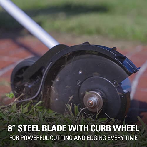 40V 8" Brushless Edger, 4.0Ah USB Battery and Charger Included